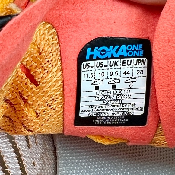 Hoka Cielo X LD Radiant Yellow Camellia Spike Track Shoes - Picture 10 of 13